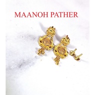 2.98GM-916 GOLD THODU-916 SUBANG-916 INDIAN EARRING-916 EARRING-916 BOMBAY THONGAL EARRINGS-916- BOM