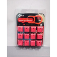 Oker K100 Fruit Crystal Keycaps Keyboard Keys