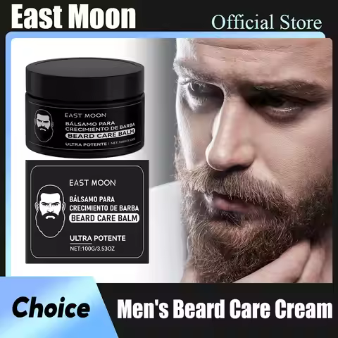 East Moon Collagen Beard Care Cream Improving Moisturizing Non-Irritating Reducing Friction Professi