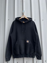 CARHARTT K121 BLACK MENS HOODIE, SMALL-LARGE