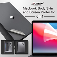 Bộ Dán Zeelot Body Skin và Dán Màn Hình 6 in 1 cho Macbook Pro 16"/ Pro 13" 2020/ Pro M1/ Air 13" 20