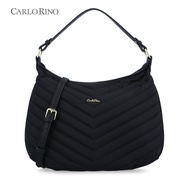 Carlo Rino Midnight Chevron Shoulder Bag