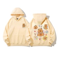 M-8XL Cartoon Print Hoodie - Trendy Oversized Unisex Jacket