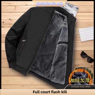 M-8XL Waterproof Jacket  Windbreaker Executive Jacket Outdoor  Plus Size Stand Collar Jaket Lelaki Casual and Slack Wind