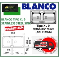 BLANCO TIPO XL 9 STAINLESS STEEL SINK