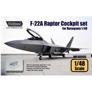 Wolfpack WP48086 1/48 F-22A Raptor Cockpit Set for Hasegawa