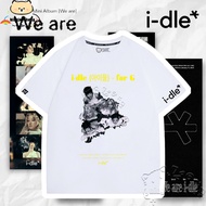 I-dle Tshirt I-DLE (G)I-DLE Logo Tshirt I-dle (아이들)- for G 8th Mini Album [We Are] Tshirt Unisex S-5