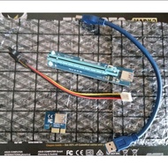 USB 3.0 PCI Express Extension Cable x1 to x16 Riser Mining Dedicated GPU Adapter