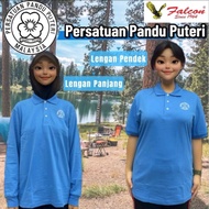 PANDU PUTERI (FALCON) School Uniform T- Shirt Collar Sleeve Short / Long | Baju Sekolah Pandu Puteri
