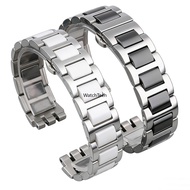 Ceramics Stainless Steel Watch Band Bracelet Strap for Swatch YCS YAS YGS IRONY 17MM 19MM