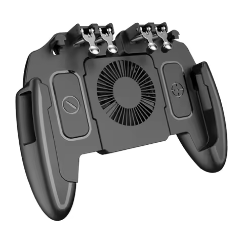 6 Fingers Mobile Gaming Cooling Button Gamepad for PUBG Game Controller Joystick