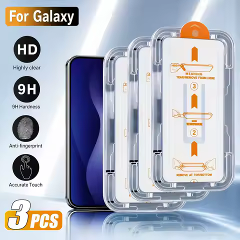 3PCS Tempered Glass For Samsung Galaxy S25 Ultra S25+ S25 Screen Protector For Samsung Galaxy S25 Ed
