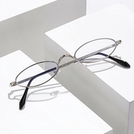 TEMU [1-pack]vintage Round Small Size Metal Costume Glasses With Clear Lenses For Man & Woman. Y2k-i