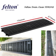 FELTON Drain Cover PVC Penutup Longkang Heavy Duty Plastic Tutup Longkang Plastik Cover Outdoor Drai