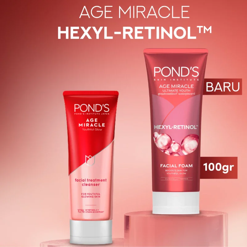 Ponds Age Miracle Facial Foam 100 gr