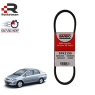 BANDO FAN BELT HONDA CITY SEL JAZZ SAA 2003-2008 5PK1155 V BELT