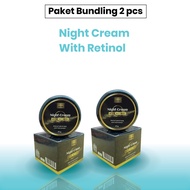 VIERA Night Cream with Retinol Krim Malam Anti Aging Krim Anti Penuaan Penghilang Darkspot Anti Keri
