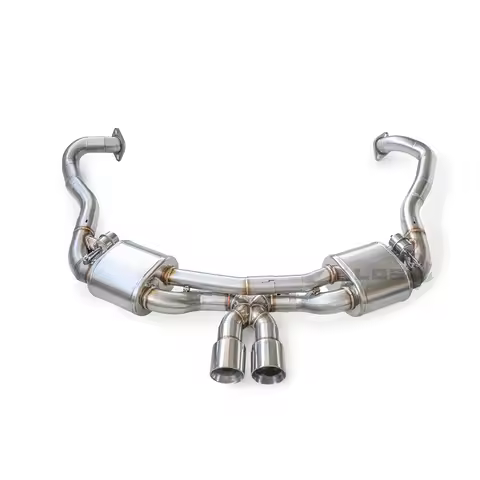 Valve tuned cat back exhaust system for Porsche Boxster Cayman (981) 2.7 2012-2016 304 stainless ste