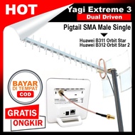 Pigtail Antena Orbit Star 2 dan Star 3 Single or Dual Pigtail to SMA Male