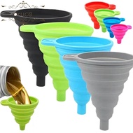 BRUCE1 Liquid Funnel, Universal Silicone Car Engine Funnel, Car Acesssories Foldable Creative Portab