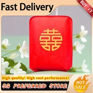 [Fast Delivery]Wedding Suitcase Protector Cover Bride Dowry Double Happiness Character Trolley Case 