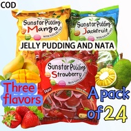 Jelly Mango Strawberry multi-flavored pudding jelly SUNSTAR JELLY PUDDING WITH NATA fruit jelly