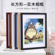 Simple Solid Wood Photo Frame Table Customized Wholesale 53cm 8ka4 Puzzle 32 Large Size Art Mounting