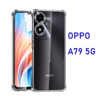 TPU OPPO A79 5G 2023 Clear Case For A79 5G A79 5G Shockproof 2023 Corner 018