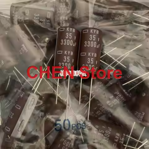 10PCS/lot original NIPPON KYB 3300UF 35V 16X31.5MM 105C electrolytic capacitor CHEMI-CON 35V3300UF n