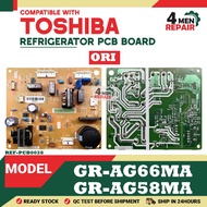 GR-AG66MA / GR-AG58MA COMPATIBLE WITH TOSHIBA REFRIGERATOR PCB BOARD GR-AG66M GR-AF58M AG66MA AG58MA