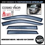 Mercedes Mb100 / Mb140D Van (2Door) WPS Cosmo Door Visor (5'' Big) (Free 3M Primer)