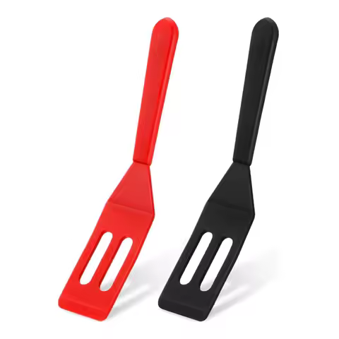 Silicone Frying Shovel Brownie Serving Spatula Nonstick Cookie Spatula Pancake Egg Steak Shovel Heat