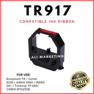 Biosystem TR917 Time Recorder Ribbon Punch Card Machine Time Clock Refill Ink / KEY BX3300 iClock 525I 646A 917A 917D