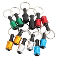 Pemegang Bit Pemutar Skru Rantai Kunci Hex Shank Set Pemegang Bit Gerudi Pemutar Skru Pelepas Pantas