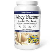 Whey Factors 草飼乳清蛋白 法式雲呢拿味1公斤_美國製造[9269]