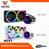 NZXT Kraken X63 RGB 280mm AIO RGB CPU Liquid Cooler - Rotating Infinity Mirror Design - Powered by CAM V4