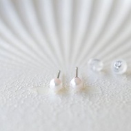 Akoya珍珠耳環 海水Akoya珍珠 日本製造 輕珠寶 耳針