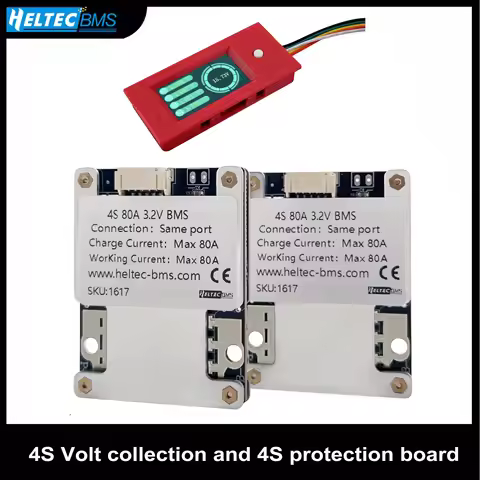 4S battery voltage tester and 4S 12V 80A 120A BMS LiFePO4 Lithium Iron Phosphate Battery Protection 