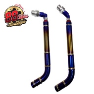 HONDA YAMAHA BYPASS TITANIUM UNIVERSAL SUDUT 45* / SUDUT 90*