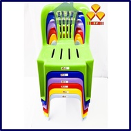 3V Kindergarten Kid Plastic Chair | Children Chair | Kerusi Tadika | Red,Blue,White,Green,Yellow,Purple