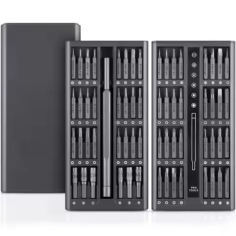63 in 1 Precision Screwdriver Set Phillips Torx Magnetic Screw Driver Bit Professional Repair Tool K