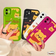 Compatible for Infinix Smart 8 7 Hot 40 Pro 40i 40 Pro 30i Play 30i Spark Go 2024 2023 Note 30 VIP 12 Turbo G96 ITEL S23 Lovely Cartoon Winnie All-inclusive Phone Case Soft Cover