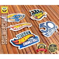 Hotwheels 5pc Sticker - TEAM HOT WHEELS 50th ANNIVERSARY