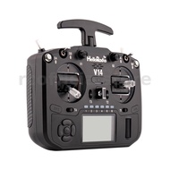 HelloRadio V14 ELRS Built-in 250mW ELRS 4IN1 Plastic Joystick Radio Transmitter Mode 2 with 128*64 L