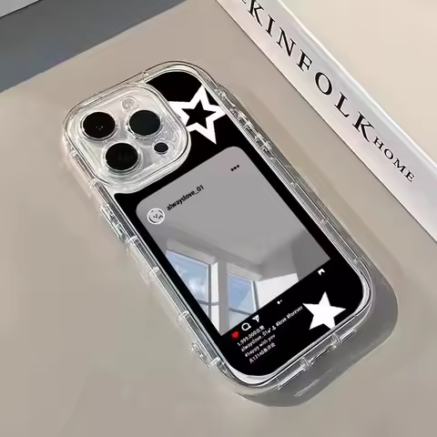 For Huawei Nova 7 6 5 Pro SE 4 Nova Y90 Y73 Y72 Y72S Y63 Y60 Phone Case Ins Style Frame Mirror Simpl