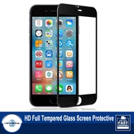 Powerlong Black Tempered Glass Full Screen Protector For VIVO V7 / X21 / V7 Plus