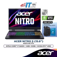 100% Genuine Acer Nitro 5 AN515-58-777X 15.6" Gaming Laptop (Intel ®   Core ™   i7-12650H/ 16GB RAM/