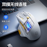 INPHIC A9 Discovery Edition Tetikus Wayarles Bluetooth Senyap Boleh Dicas Semula Mod Dwi Pejabat Per