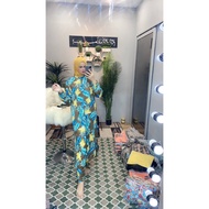 💞 Blouse and Pants Punjabi set Labuh Muslimah  Punjabi Daun Pattern 💞  Lycra 💞 Printed Punjabi 💞 Sui