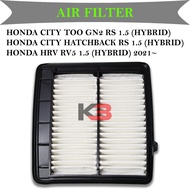 HONDA CITY TOO GN2 RS 1.5 (HYBRID), CITY HATCHBACK RS 1.5 (HYBRID), HRV RV5 1.5 (HYBRID) AIR FILTER 